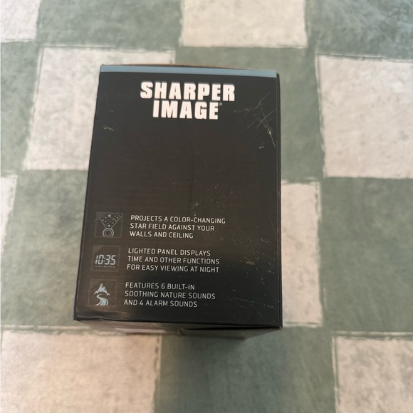 New Sharper Image Black Sound Machine with Star Projection - Picture 5 of 7